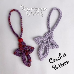 CROCHET PATTERN to make a Messiah Cross Car Mirror Hanger, Bracelet Bookmark, Hanging Ornament, or cross applique. Instant Download, PDF image 7