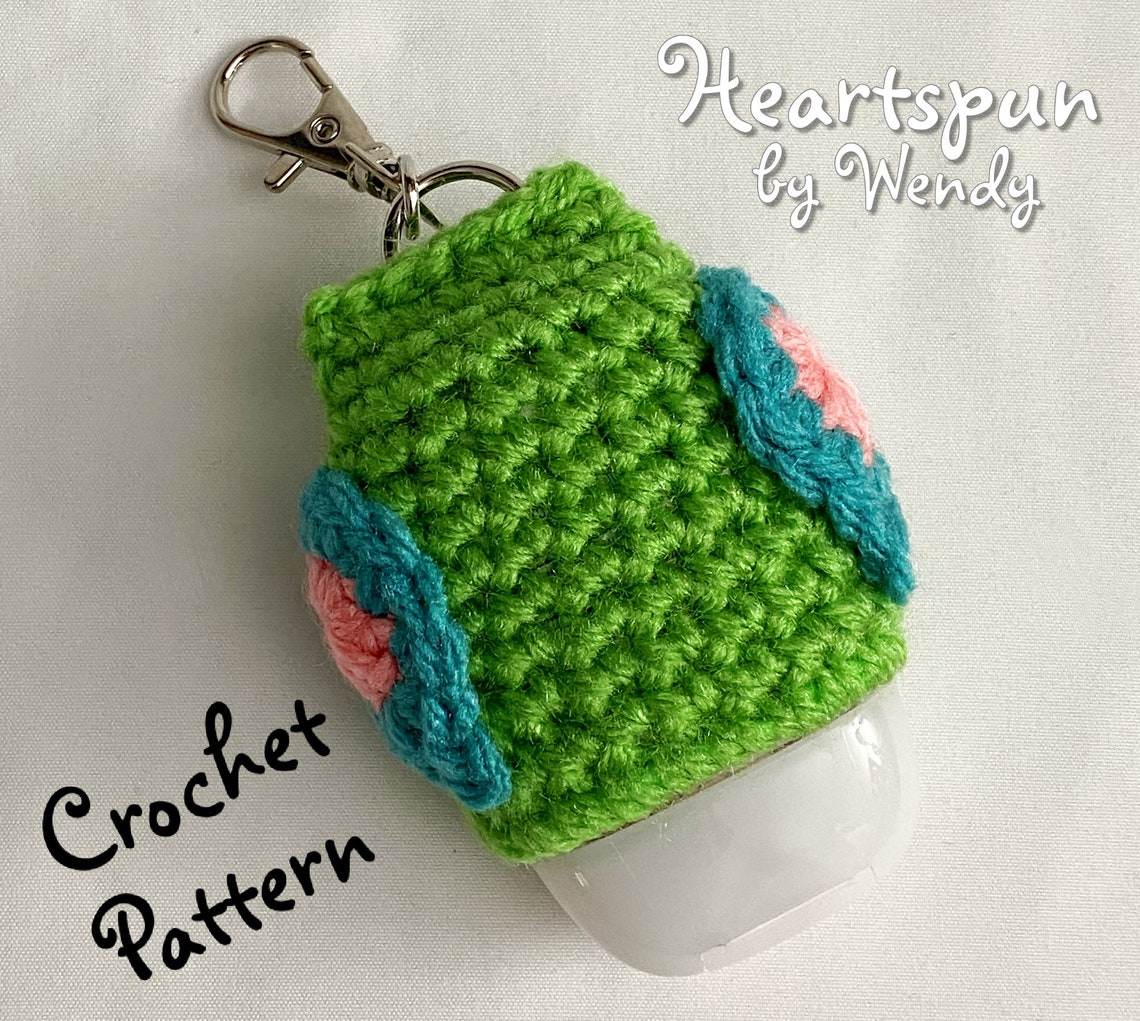 CROCHET PATTERN to Make an Owl Hand Sanitizer Holder W Clip Etsy