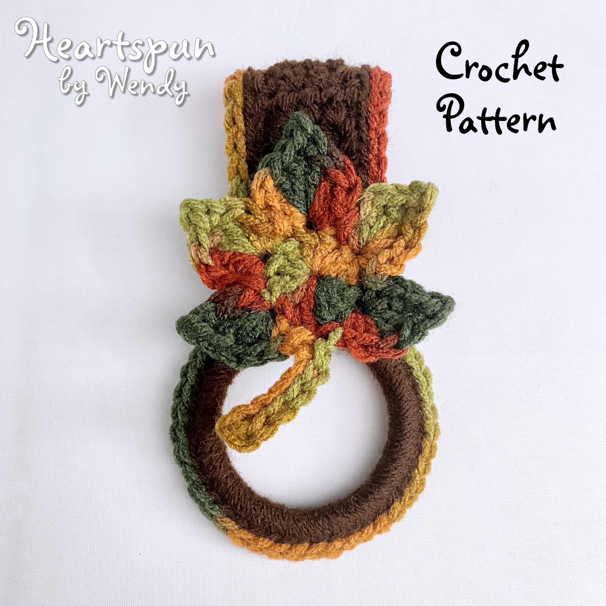 32 Monstera Crochet Patterns for Tropical Leaves, Wall Hangings, and Potted Plants 16 Fall Leaf Towel Holder Pattern
