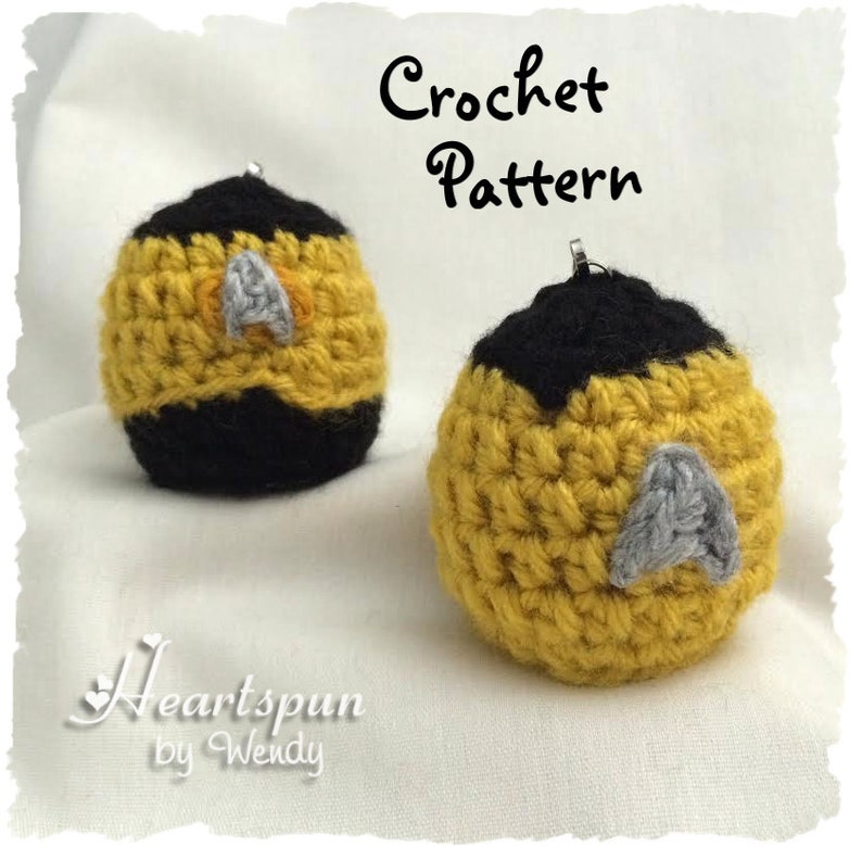 Crochet Pattern To Make A Star Trek Eos Lip Balm Holder In 2 Etsy
