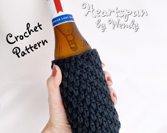 Touchdown Beer Cozy · How To Make A Bottle Cover · Crochet on Cut Out + Keep