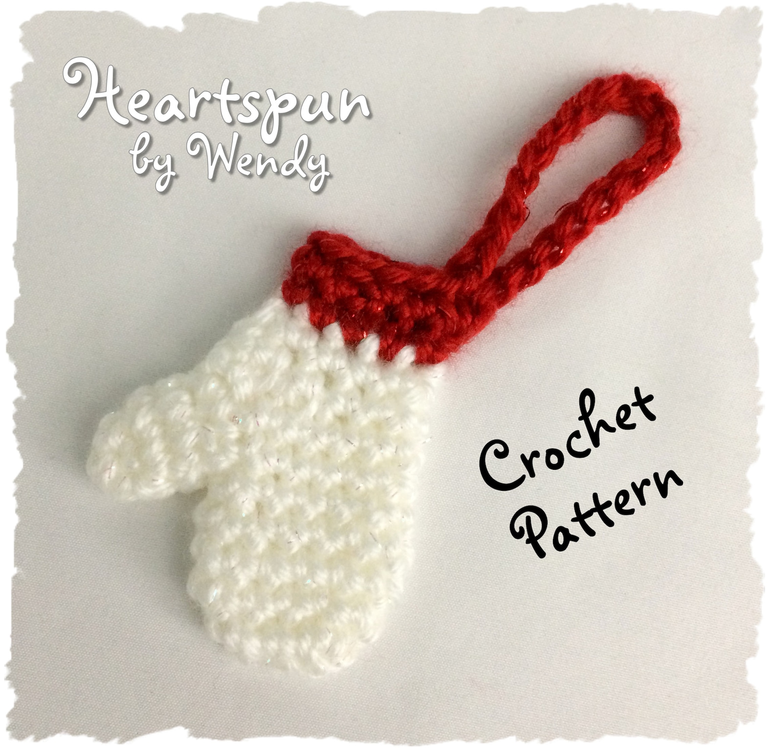CROCHET PATTERN to make this Mini Mitten Christmas Ornament or Etsy