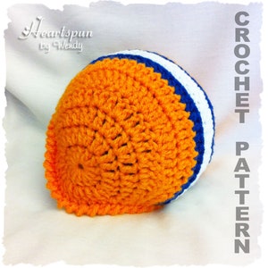 CROCHET PATTERN to make a Football Helmet Hat For Kids and Adults, 4 sizes, plus chin straps. Instant Download, PDF Format image 5