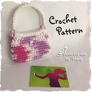 CROCHET PATTERN to Make a Mini Purse Gift Bag Gift Card - Etsy