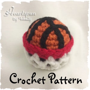 CROCHET PATTERN for you to make a Basketball in a Hoop EOS Lip Balm Holder, Pdf Format, Instant Download. Lip balm basketball key chain