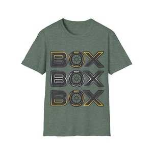 Camiseta BOX BOX inspirada en la F1: Diseño de neumáticos Pirelli, ropa para aficionados a las carreras