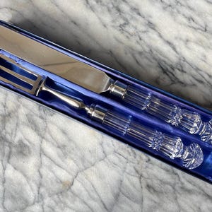 Crystal Knife and Fork - Etsy