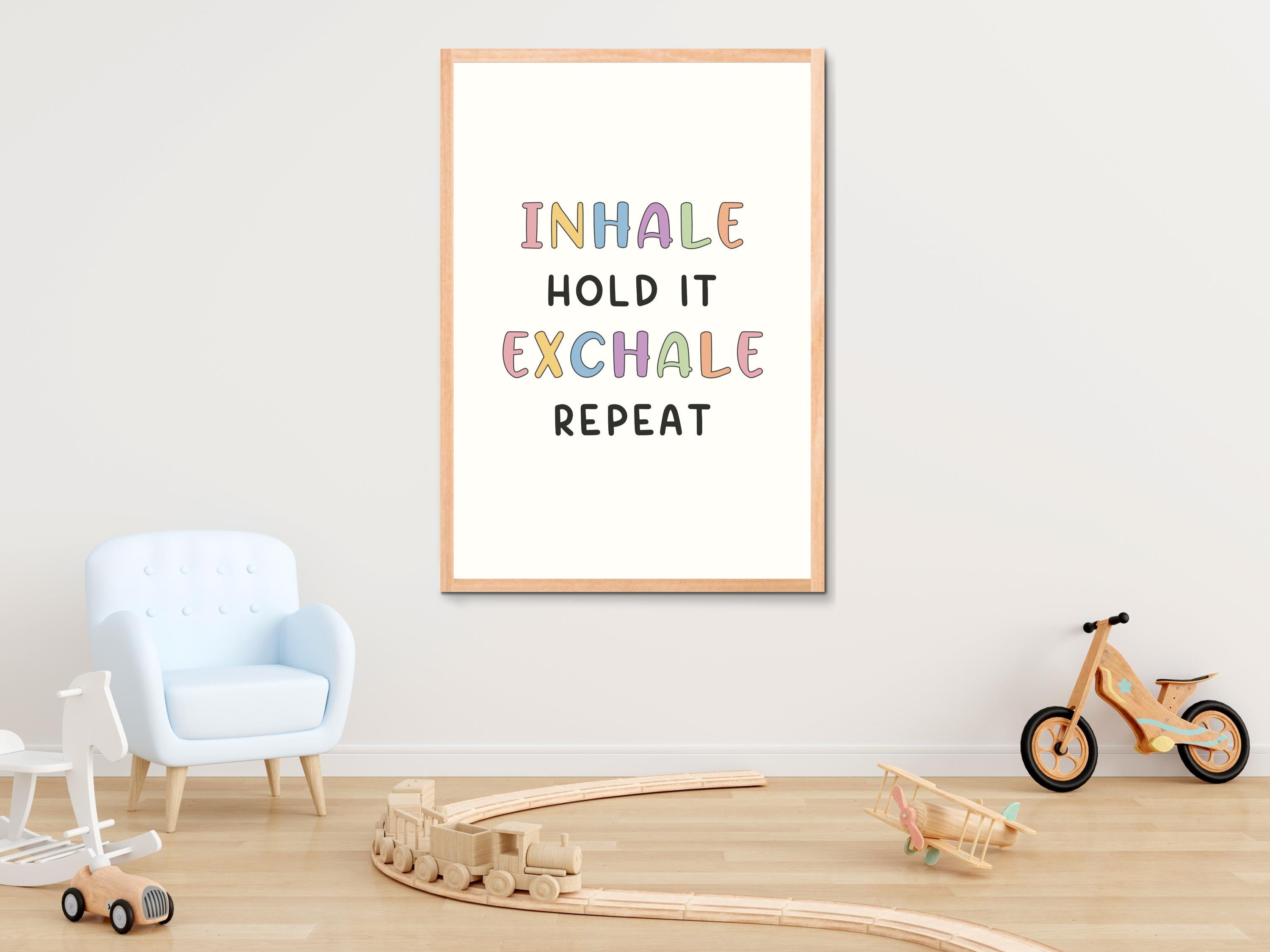 Mindfulness Breathing Posters for Kids, Calm Down Corner Printables ...