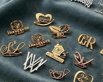 Broche con logotipo personalizado, pin de solapa esmaltado, insignia de marca comercial, regalo corporativo