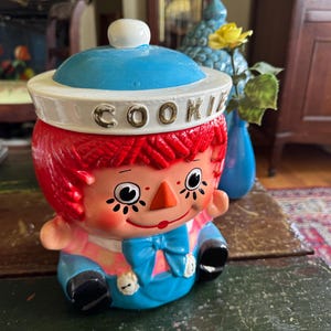 Raggedy Andy Cookie Jar - Etsy
