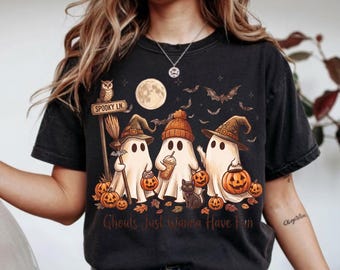 Ghouls Just Wanna Have Fun SVG PNG , Spooky Summer Shirt, Digital Download | Halloween Ghost Witch Pumpkin Fall |