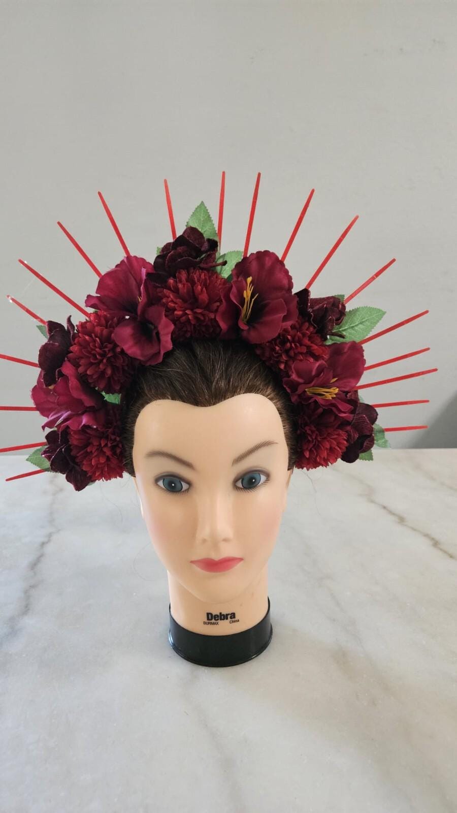 Showgirl Flower Headpiece - Etsy display picture 1