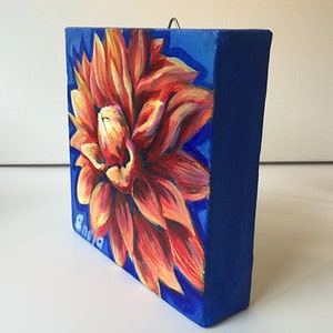 Custom order for any holiday, original painting for your decor or for a unique present, flower, floral, impressionist image 8