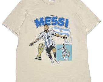 Lionel Messi Argentina Graphic T-Shirt Vintage
