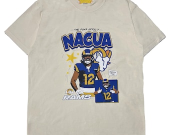 Puka Nacua LA Rams Graphic T-Shirt Vintage Football Comic