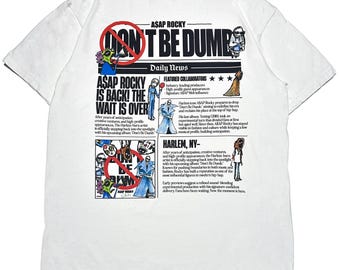 ASAP Rocky 'Don't be Dumb' Album Vintage Graphic T-Shirt
