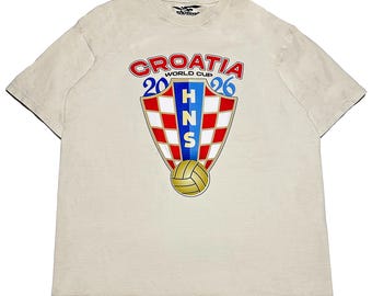 Vintage Croatia World Cup 2026 Graphic T-Shirt