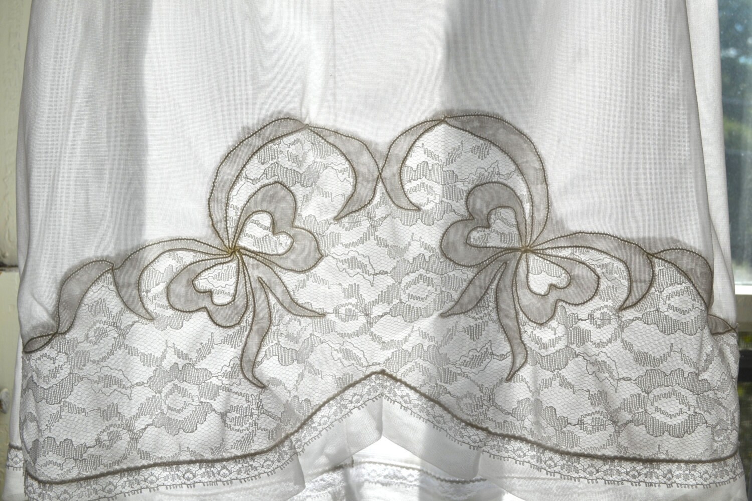 White Slip Extender. Frilly Lace Extender. White Lace Etsy
