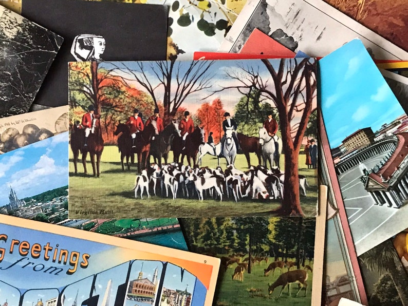 Lot of 66 Antique /& Vintage Postcards