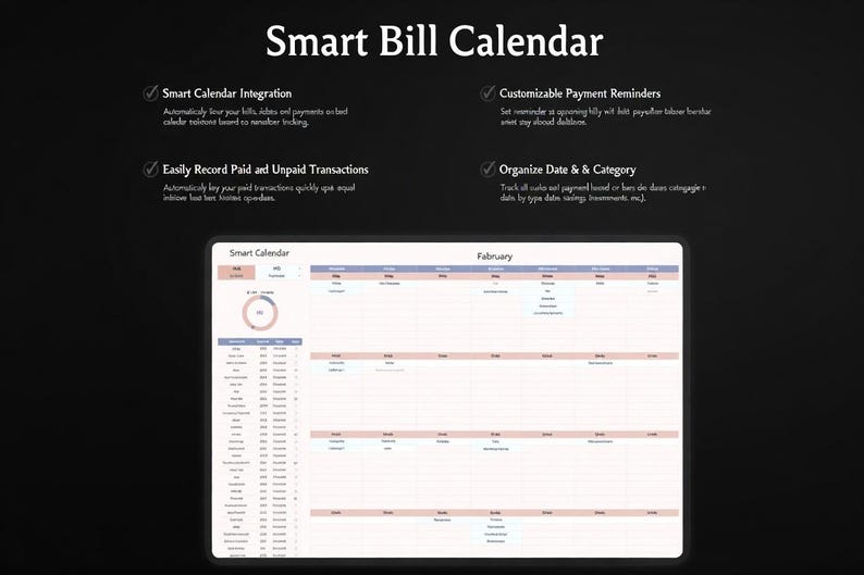 Annual Spreadsheet Excel Google Sheets Budget Template Monthly Bill ...