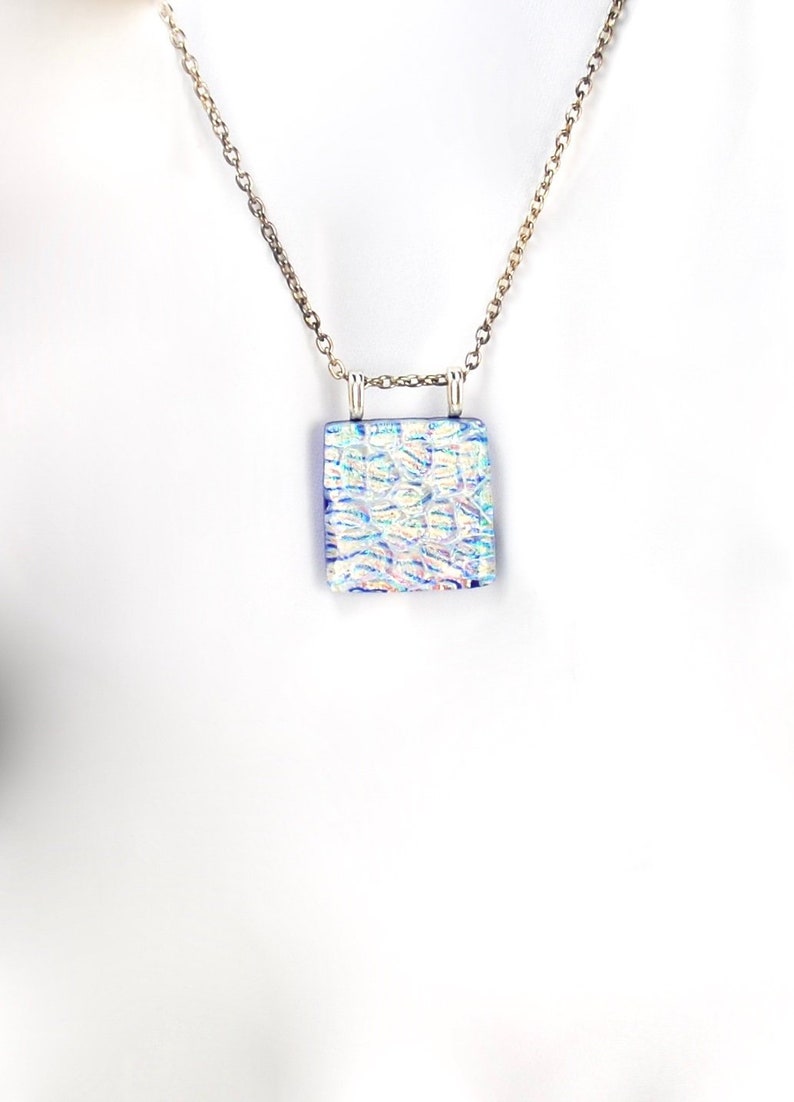 glass art necklace