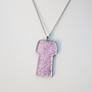 Fused Glass Pendant Necklace