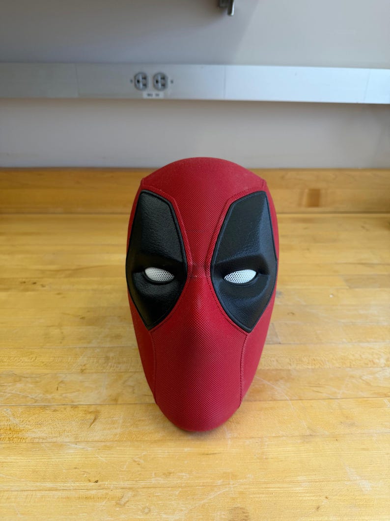 Deadpool Helmet Cosplay 3D Printed image 1