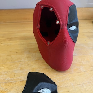 Deadpool Helmet Cosplay 3D Printed image 3