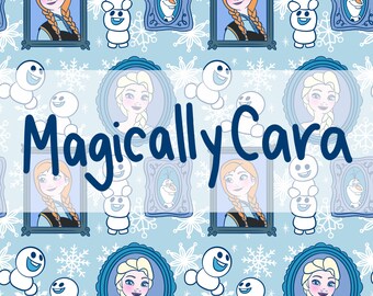 Frozen Heart Seamless Pattern DIGITAL DOWNLOAD