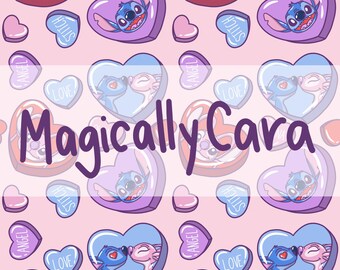Ohana Valentine Seamless Pattern DIGITAL DOWNLOAD