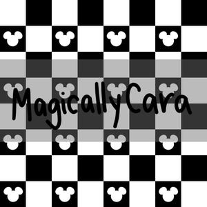 Checkered Mouse Seamless Pattern DIGITAL DOWNLOAD