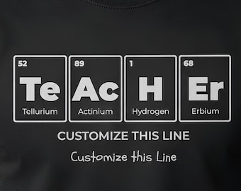 Personalized Science Teacher SVG, Chemistry Teacher PNG Digital Download