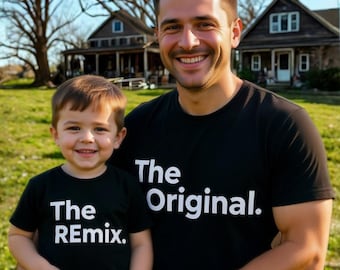The Original The Remix PNG Bundle | Father’s Day Matching Family Shirts (Digital Download)