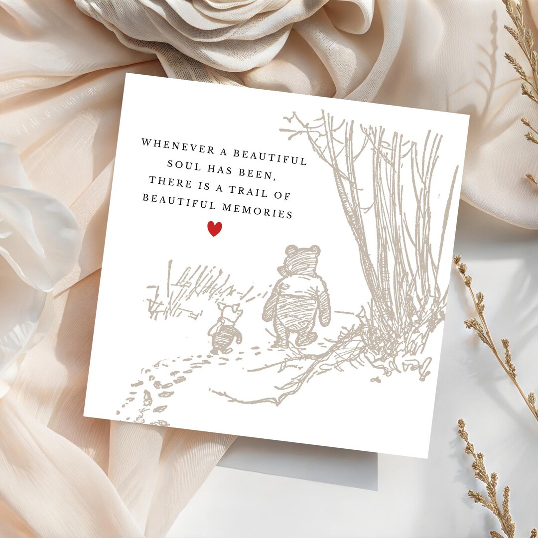 Sympathy Card, Bereavement, Whenever a Beautiful Soul Has Been ...