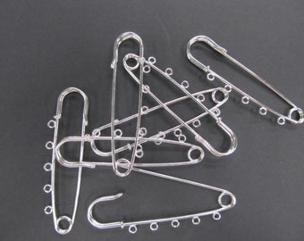 3 kilt pins 3-inch with three loops
