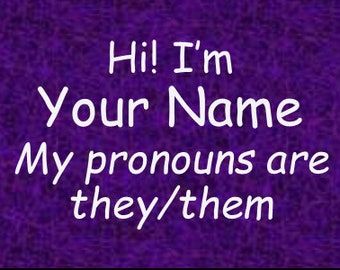 Gender Identity calling cards, bar cards, playdate cards, just for fun cards in lieu of a business card