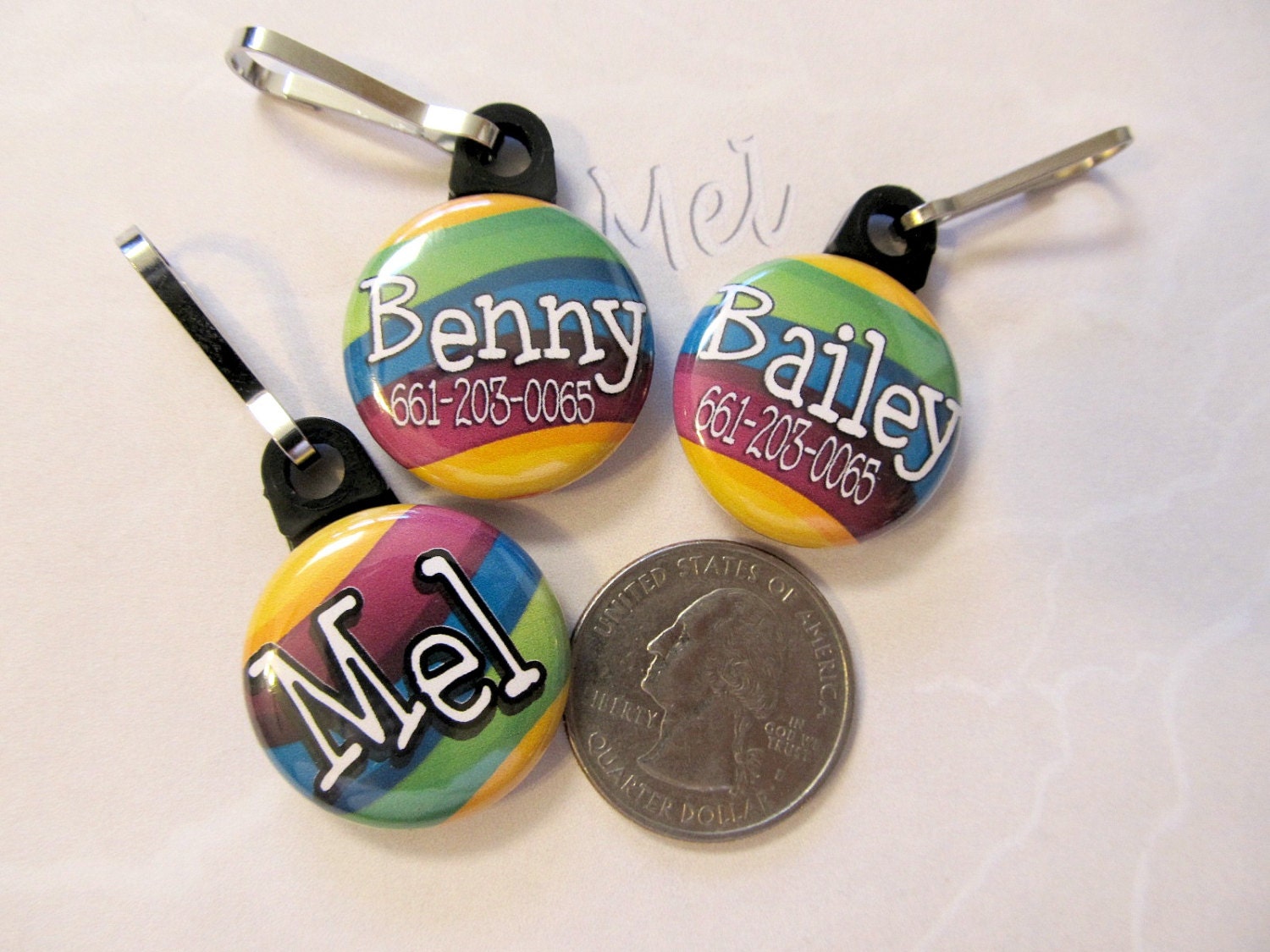 Button Flag Tags Personalized Button Name Tags With Your Name or Design - Etsy