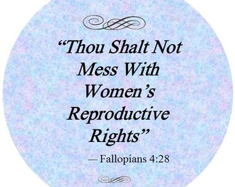 Political button, pin or magnet, choose your size Thou Shalt Not...