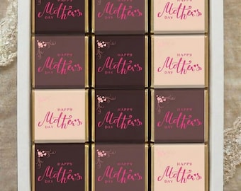 Personalisierte Muttertag Schokolade Gastgeschenke für jeden Anlass, Frauentag, Valentinstag, Staffelung, Taufe, Ruhestand, religiöse Feiertage
