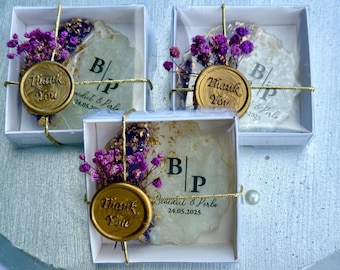 Benutzerdefinierte Hochzeit Magnet Favor, Epoxy Kühlschrankmagnet, Hochzeit Gastgeschenk, Party Favor Andenken