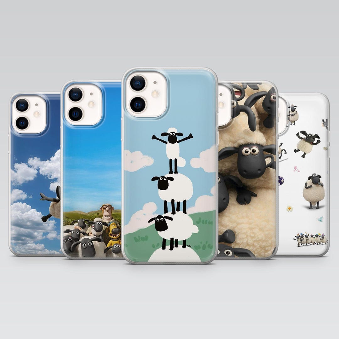 Sheep Case Sheep Phone Case Shaun the Sheep Animal Cover for iPhone 17, 16pro, 15 ...