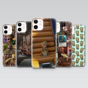 Funda para teléfono Baby Groot, linda funda de Marvel para iPhone 17, 16 Pro, 15, 14, 13, 12, Samsung S26, S25, S24, S23, A16, A56, A55, Pixel 10 Pro, 9 Pro