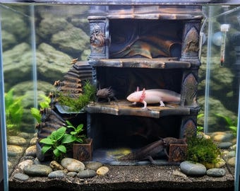Dragonstone Keep Throne Tower — Game of Thrones Axolotl Decor
