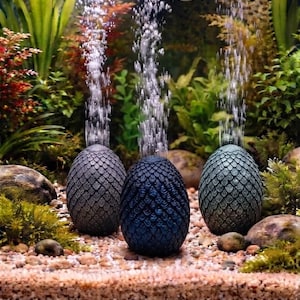 Dragon Egg Aquarium Hideout - Fantasy Fish Shelter, Shrimpy & Fry Cave 15