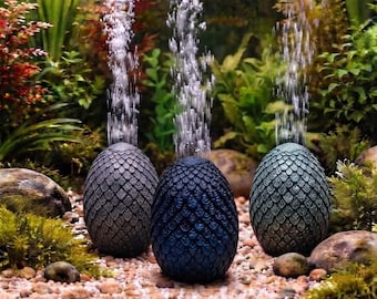 Dragon Egg Aquarium Hideout - Fantasy Fish Shelter, Shrimpy & Fry Cave 15
