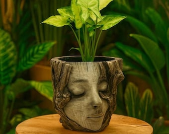 Gaia Spirit Tree Planter: Ätherische Naturdekoration & Hauspflanzenhalter