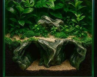 Ancient Underworld Sanctuary: Mythic Aquarium Hideout & Terrarium Cave