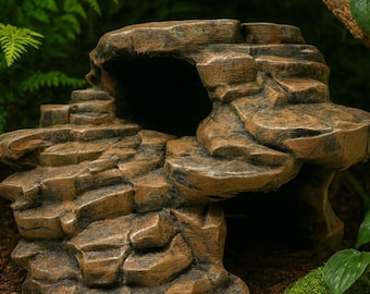Felsgrotte: Raues Felsenversteck & Aquarium-Dekoration im Weltraum 44