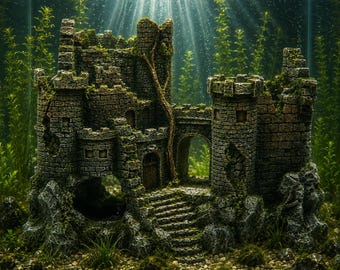 Last Stand — Four-Tower Ruined Castle Keep with Secret Cave 139