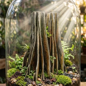 Könnte beinhalten: Ein Set aus drei Keramikbechern mit gesprenkelter, matter Oberfläche. Die Becher sind in Creme-, Hellbraun- und Dunkelbrauntönen gehalten. Jeder Becher hat ein schlichtes, minimalistisches Design und einen abgerundeten Henkel.